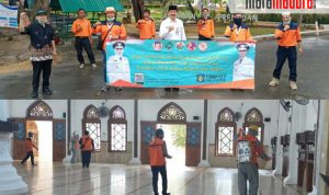 Gerak Cepat, Gugus Tugas Covid-19 wilayah Madura Semprot Ponpes Al-Amien Prenduan