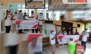 Jawab Kekhawatiran Tim Medis, Gerindra Bagikan APD di Kwanyar