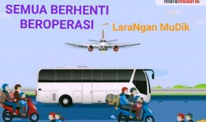 Efek Larangan Mudik; Jalan Tol, Pesawat dan Kapal Laut Setop Beroperasi