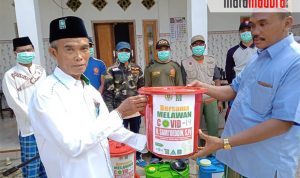 PKB-Ansor Ranting Beraji Kompak Lakukan Pencegahan Virus Corona