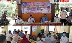 Pantau Perkembangan Covid-19 di Batang-Batang, Bupati Busyro Berikan Bantuan
