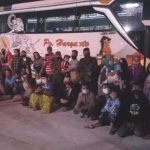 3 Bus Penumpang Mudik Tujuan Bangkalan Distop PJR Polda Jatim
