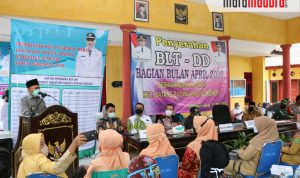 Desa Nyabakan Barat Cairkan BLT DD kepada 60 Penerima