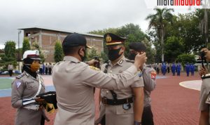 Maklumat Kapolres Sumenep Soal Penanganan Covid-19 di Sertijab Kasatreskrim