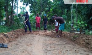 Kelamaan Nunggu Pemdes Jenangger Wujudkan Pembangunan, Pemuda GNP Memilih Bergerak Sendiri
