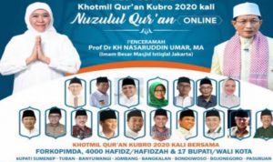 Inilah Gubernur NU; Pemprov Jatim Gelar Nuzulul Qur’an Online
