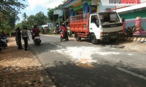 Laka Lantas di Jl Nasional Desa Banjar Barat: 2 Orang Tewas, 14 Orang Luka-luka