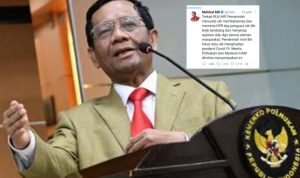 Mahfud MD: Pemerintah Tunda Pembahasan RUU HIP