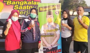 Jaga Imunitas di Era New Normal, KONI Bangkalan Kembali Bagi-bagi Susu