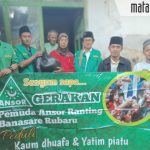 GP Ansor Ranting Banasare Santuni Kaum Duafa dan Yatim Piatu Jelang Idul Adha