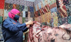 Saat Pandemi Covid-19, Batik Tulis Tanjung Bumi Bangkalan Jadi Atensi Gubernur Khofifah