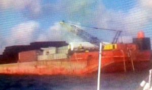 Tongkang yang Ditemukan di Perairan Sumenep, Ternyata Ditarik Kapal TB WGSR 3