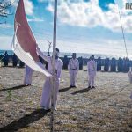 Kompak Bermasker Upacara HUT RI ke-75 di Yayasan Ponpes Zainur Ridla Nonggunong Sapudi