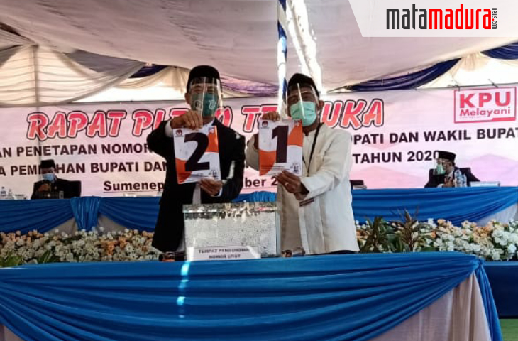 Penetapan Nomor Urut Cabup-Cawabup Sumenep