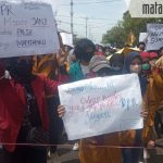 Ribuan Mahasiswa Sumenep Turun Jalan Tolak Omnibus Law Cipta Kerja