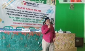 Jelang Pilbup Sumenep, Panwascam Gapura Minta PTPS Perhatikan Prokes dan Jaga Netralitas