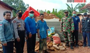 Ini Langkah Sigap Forkopimka Rubaru beserta Pemdes Pakondang Tangani Rumah Roboh Diterjang Angin