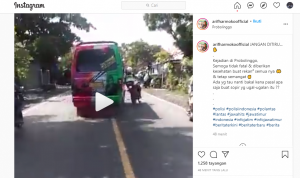 Viral, Polisi Lalu Lintas di Probolinggo Ditabrak MPU