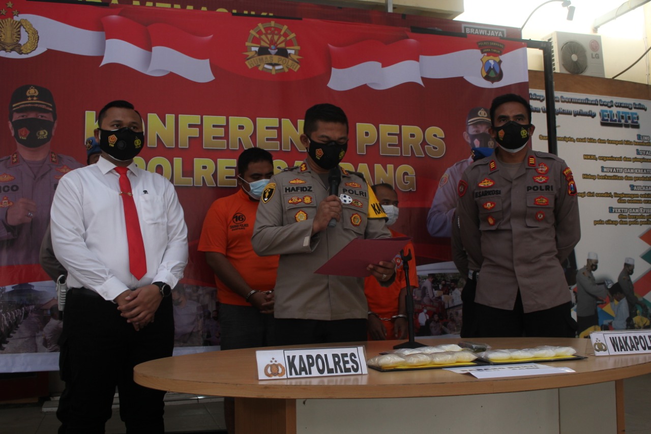 Polisi Sampang Tangkap Bandar Sabu1 Kg Lebih