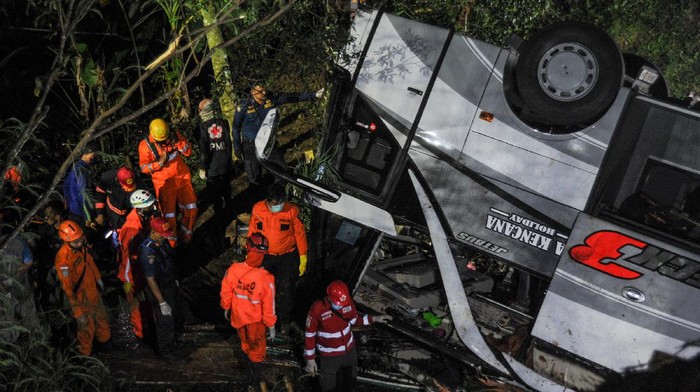 Total 29 Korban Meninggal Dunia Bus Rombongan SMP IT Al-Muawanah