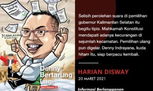 Gugatan Curang Pilgub Kalsel Diterima MK, Denny Indrayana Bertarung Lagi