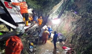 27 Penumpang Meninggal Dunia dalam Kecelakaan Bus Rombongan SMP IT Al-Muawanah