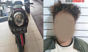 Motor Warga Kasengan Diembat Maling di Teras Rumahnya