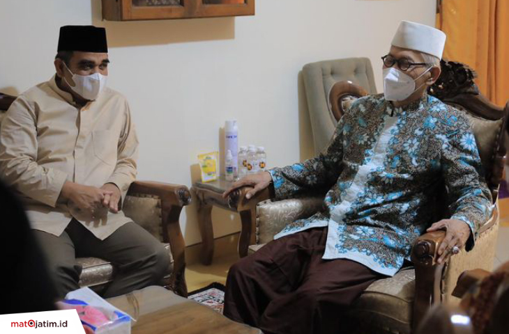 Sekjen Gerindra Temui Raas Aam PBNU