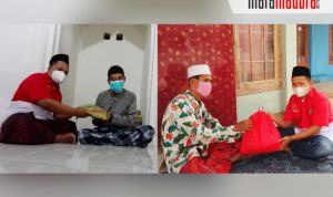 Hindari Kerumunan, Bantuan DPC PWRI Sumenep Diantarkan Langsung Kepada Penerima