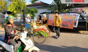 Ngalap Berkah Ramadan, DPC Hanura Sumenep Bagi-Bagi Takjil