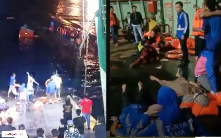 Kapal Penyeberangan Banyuwangi-Bali Tenggelam