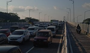 Waspada!!! Macet di Bentang Tengah Suramadu, BBPJN VIII Jatim : Itu Berbahaya