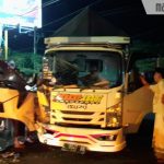 Lampu Jalan Mati, Truk Tabrak Pilar Jalan Lingkar Sumenep