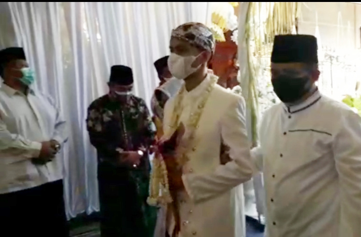 Acara Akad Nikah Seizin Polsek Kota Sumenep