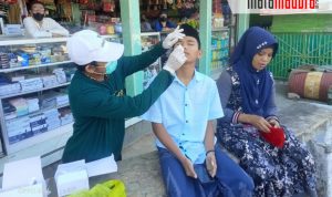 Forkopimka Batang-Batang Lakukan Razia Masker dan Swab