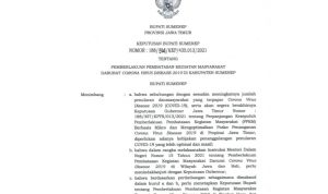 Pemkab Sumenep Resmi Terapkan PPKM Darurat Covid-19