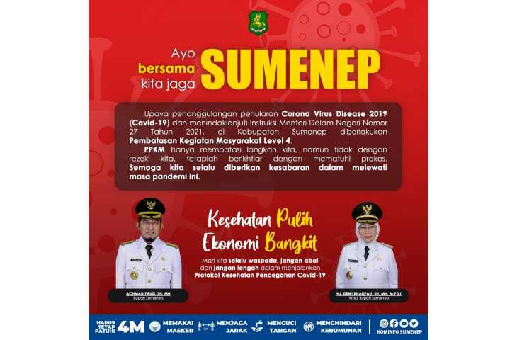 Sumenep PPKM Level 4