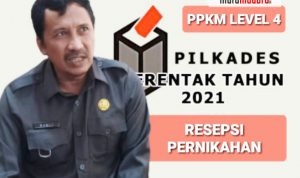 Sumenep PPKM Level 4, Bagaimana Pilkades dan Resepsi Pernikahan?