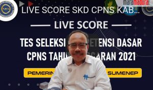 Berikut Hasil CAT Seleksi Kompetensi Dasar Calon ASN Sumenep 2021
