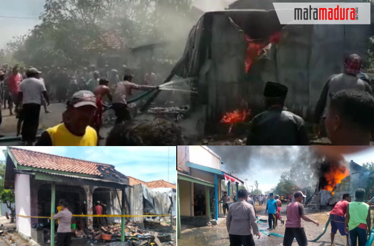 Pom Bensin Mini Terbakar