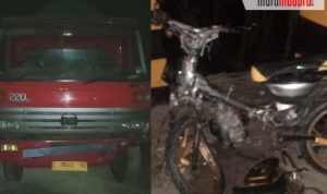 Kronologi Kecelakaan Maut di Pragaan Sumenep; Truck Fuso Tabrak Motor
