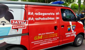 Mobil Vaksin Presisi Polres Sampang Siap Layani Masyarakat sampai Pelosok Desa