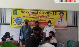 Pemdes Pabian Gelar Vaksinasi Covid-19 Berhadiah