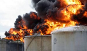 Olah TKP Kebakaran Kilang Minyak Pertamina di Cilacap