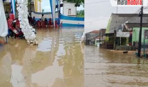 Banjir di Blega Bangkalan Rendam Ribuan Rumah Warga