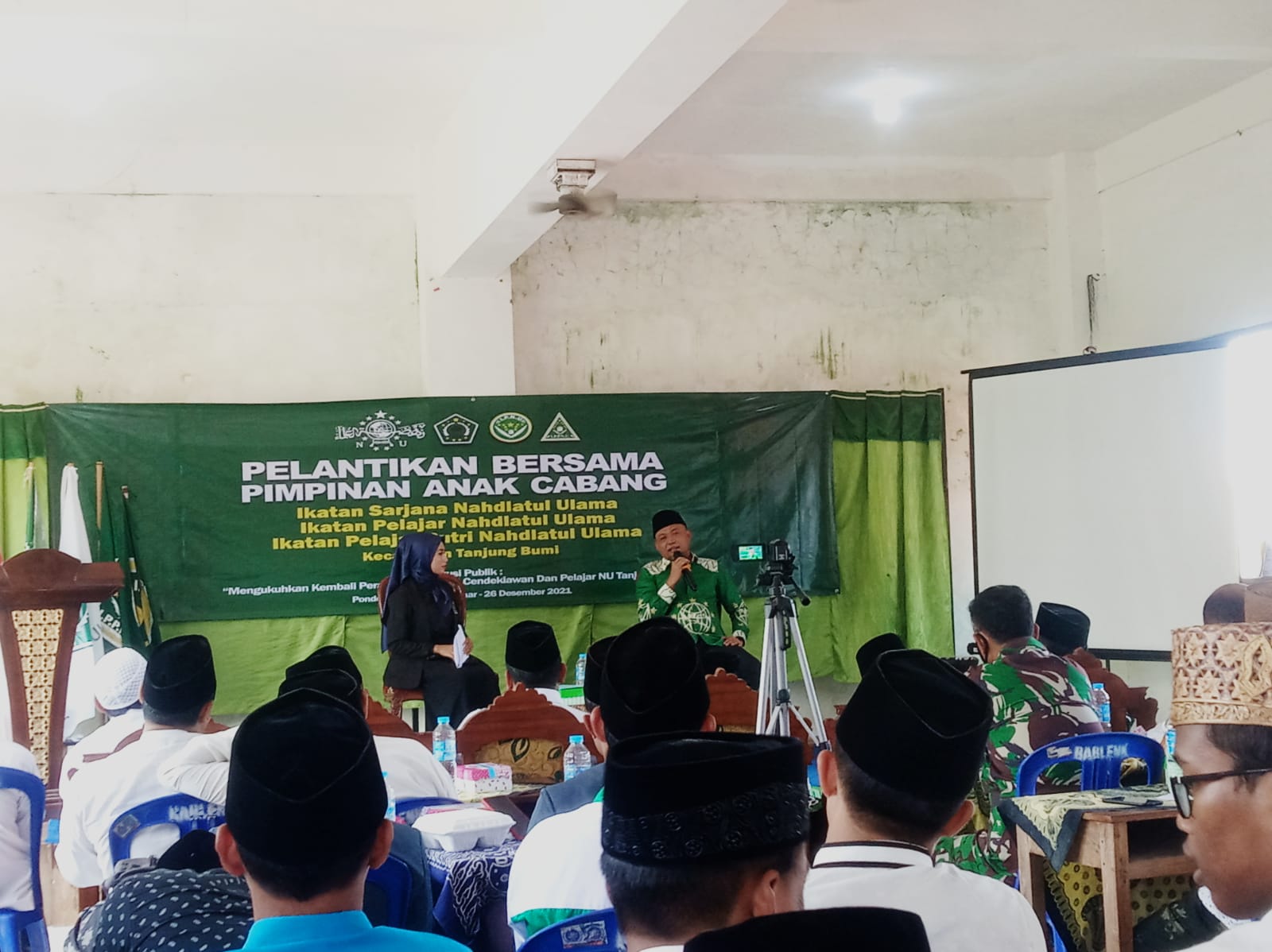 Pelantikan ISNU IPNU IPPNU Tanjung Bumi 
