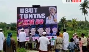 Diduga di Pamekasan, Video Baliho Habib Rizieq Bertuliskan Usut Tuntas Tragedi KM 50 Lagi Viral