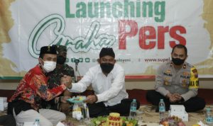 Resmikan Graha Pers, Bupati Achmad Fauzi Meminta Kepala OPD Imbangi Kecepatan Jurnalis dalam Menggali Informasi