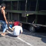 Tiga Orang Meninggal Tertimpa Truk