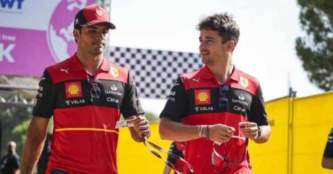 Sainz Jr Agar Leclerc